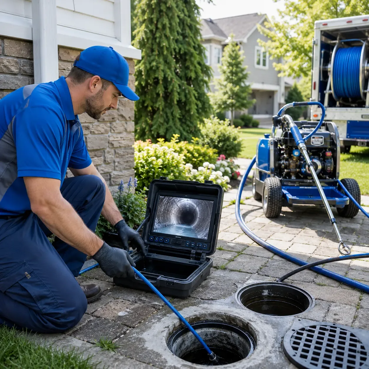 Outdoor drain cleaning professionals serving Edgewater, MD
